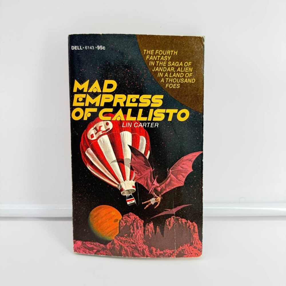 MAD EMPRESS OF CALLISTO by Lin Carter 1975 Dell 1st PRINTING vintage paperback